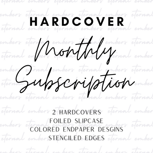 Monthly Subscription Box - HARDCOVER